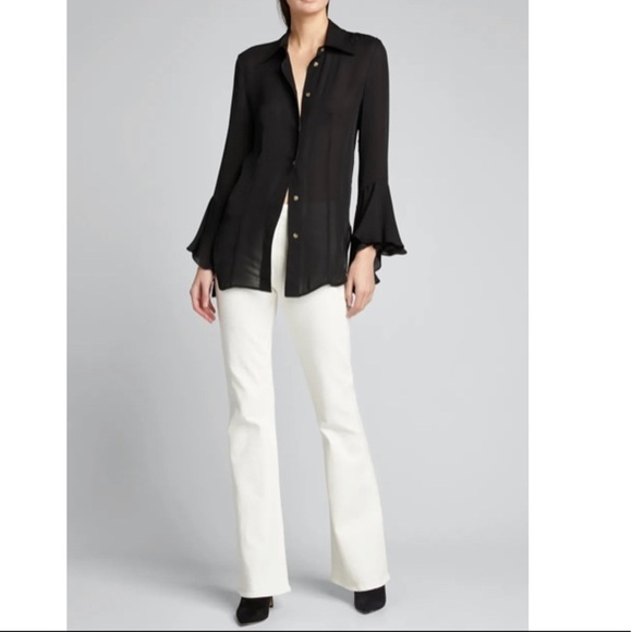 SOLD—⭐️NWOT SLVRLAKE Denim Collette Flared Wide Leg Jeans⭐️ - Picture 1 of 7